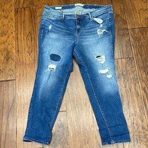 Torrid distressed boyfriend jeans